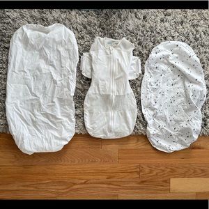 Happiest Baby SNOO sheets and Size medium sleep sack